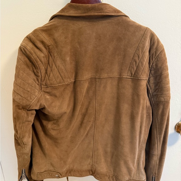 All Saints Tan Suede Jacket - Picture 5 of 5